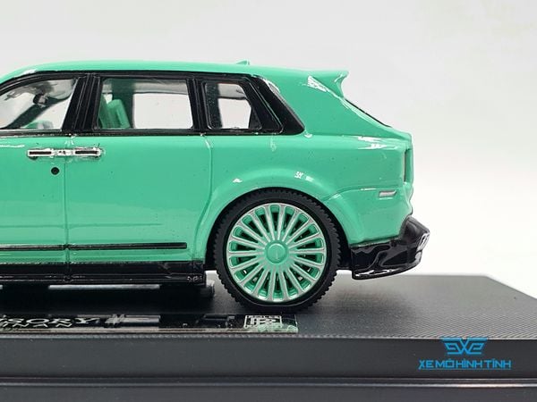 Xe Mô Hình Roll-Royce Cullinan Mansory 1:64 Time Micro ( Xanh Min )