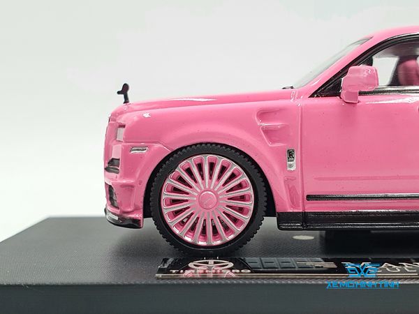 Xe Mô Hình Roll-Royce Cullinan Mansory 1:64 Time Micro ( Hồng )