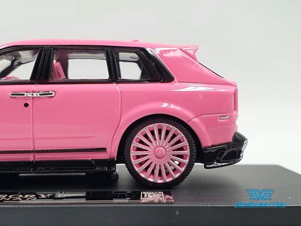 Xe Mô Hình Roll-Royce Cullinan Mansory 1:64 Time Micro ( Hồng )