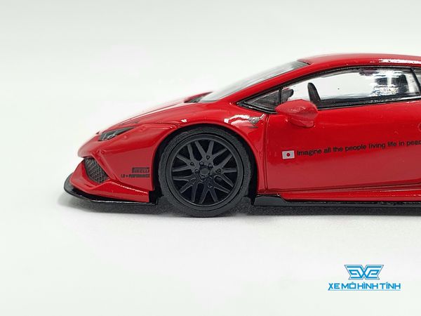 Xe Mô Hình Lamborghini Huracan LB*Works Ver.2 Red LHD 1:64 MiniGT (Đỏ)