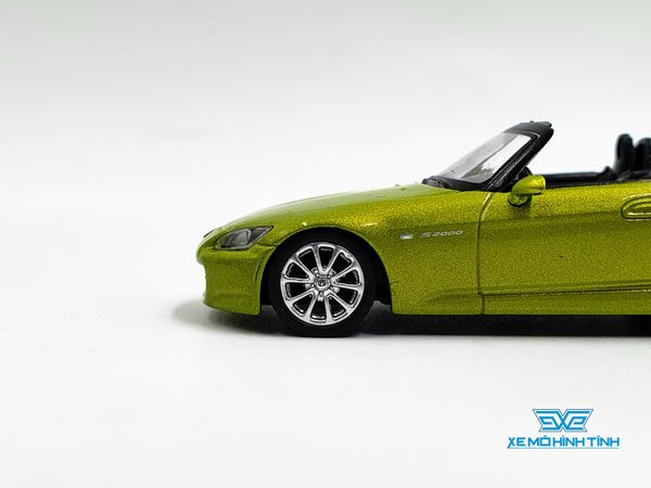 Xe Mô Hình Honda S2000 (AP2) Lime Green Metallic LHD 1:64 MiniGT ( Xanh Lá )