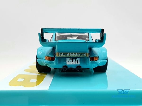 Xe Mô Hình Porsche RWB Backdate 1:64 Tarmac Works ( Xanh Min )