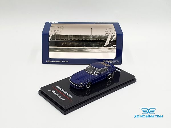 Xe Mô Hình Nissan Fairlady Z (S30) Dark Blue Metallic 1:64 Inno Models ( Xanh Đen )