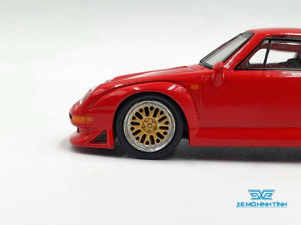 Xe Mô Hình Porsche 911 GT2 Red 1:64 Tarmac Works ( Đỏ Mân Vàng )