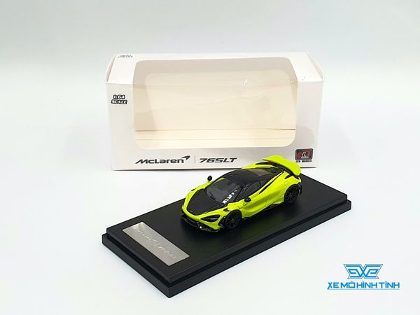 Xe Mô Hình McLaren 765LT 1:64 LCD ( Xanh Dạ Quang )