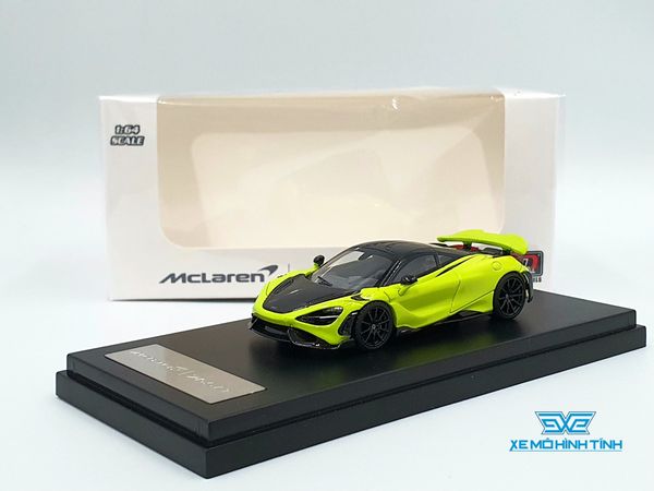 Xe Mô Hình McLaren 765LT 1:64 LCD ( Xanh Dạ Quang )