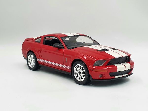 Xe Mô Hình Ford Mustang Gt500 1:24 Welly (Đỏ)