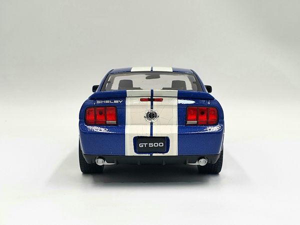 XE MÔ HÌNH FORD MUSTANG GT500 1:24 WELLY (XANH)