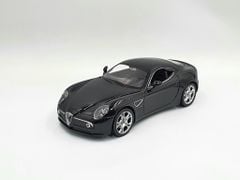 Xe Mô Hình Alfa Romeo 8C Competizione 1:24 Welly (Đen)