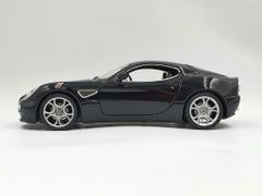 XE MÔ HÌNH ALFA ROMEO 8C COMPETIZIONE 1:24 WELLY (ĐEN)