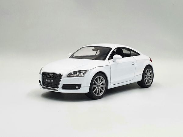 XE MÔ HÌNH AUDI TT COUPE 1:24 WELLY (TRẮNG)