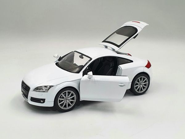 XE MÔ HÌNH AUDI TT COUPE 1:24 WELLY (TRẮNG)