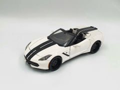 XE MÔ HÌNH CHEVROLET CORVETTE STINGRAY 2014 1:24 MAISTO (TRẮNG)