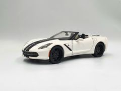 XE MÔ HÌNH CHEVROLET CORVETTE STINGRAY 2014 1:24 MAISTO (TRẮNG)