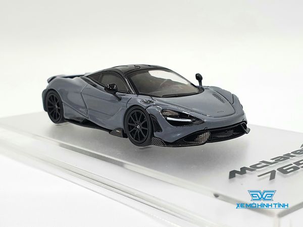 Xe Mô Hình Mclaren 765LT 1:64 CM Model ( Xám Xi Măng )