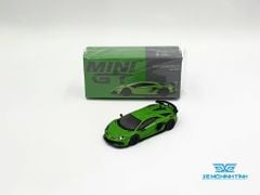 Xe Mô Hình Lamborghini Aventador SVJ Verde Mantis LHD 1:64 MiniGT ( Xanh Lá )