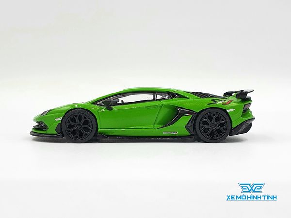 Xe Mô Hình Lamborghini Aventador SVJ Verde Mantis LHD 1:64 MiniGT ( Xanh Lá )