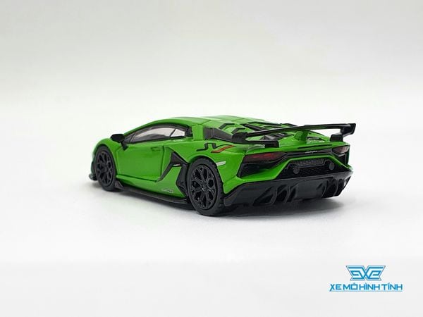 Xe Mô Hình Lamborghini Aventador SVJ Verde Mantis LHD 1:64 MiniGT ( Xanh Lá )