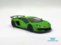 Xe Mô Hình Lamborghini Aventador SVJ Verde Mantis LHD 1:64 MiniGT ( Xanh Lá )