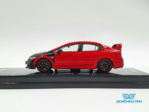 Xe Mô Hình Honda Civic (FD2) Mugen RR Experimental Spec 2008 1:64 Inno Models ( Đỏ Mui Xám )