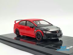 Xe Mô Hình Honda Civic (FD2) Mugen RR Experimental Spec 2008 1:64 Inno Models ( Đỏ Mui Xám )