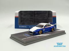 Xe Mô Hình Porsche Old & New 997 Blue & White #1 1:64 Tarmac Works ( Trắng Xanh )