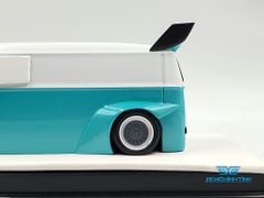 Xe Mô Hình Volkswagen Type 1 + Phụ Kiện 1:64 Time Micro ( Xanh Mui Trắng )