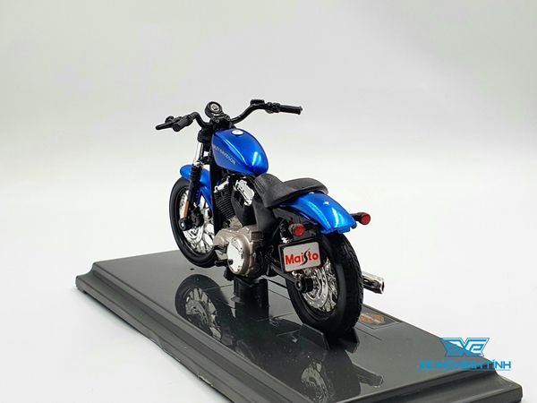 Xe Mô Hình Harley Davison 2012 XL 1200N Nightster 1:18 Maisto ( Xanh )