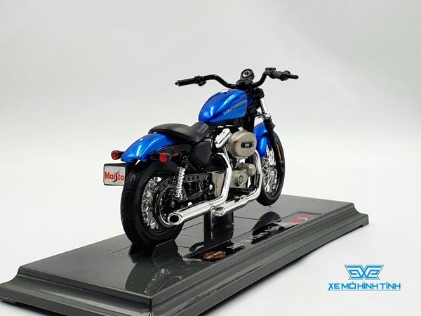 Xe Mô Hình Harley Davison 2012 XL 1200N Nightster 1:18 Maisto ( Xanh )