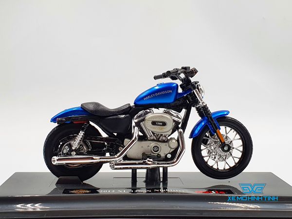 Xe Mô Hình Harley Davison 2012 XL 1200N Nightster 1:18 Maisto ( Xanh )