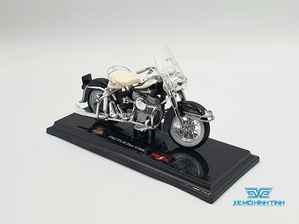 Xe Mô Hình Harley Davison 1962 FLH Duo Glide 1:18 Maisto ( Đen )