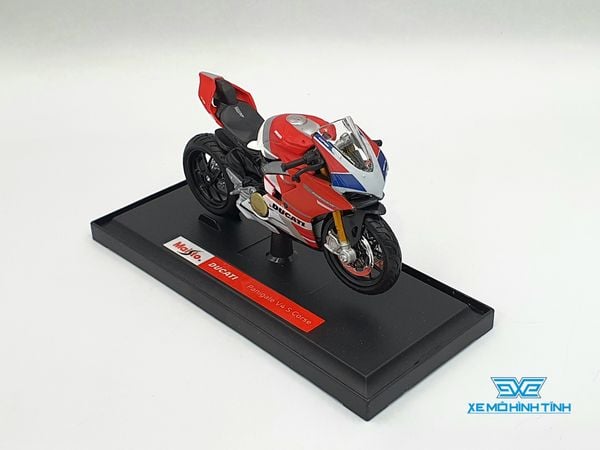 Xe Mô Hình Ducati Panigale V4 S Corse 1:18 Maisto ( Đỏ Trắng )