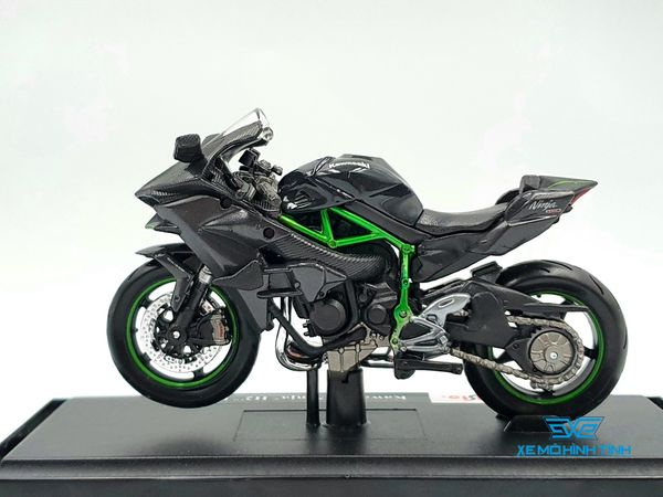 Xe Mô Hình Kawasaki H2R 1:18 Maisto (Carbon)