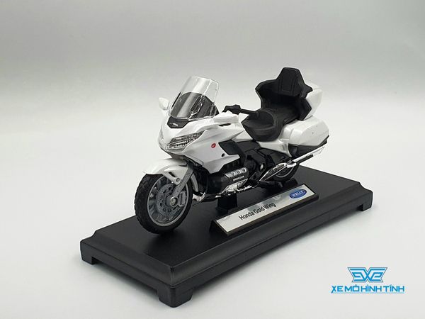 HỘP XE MÔ HÌNH 1:18 HONDA GOLDWING (TRẮNG)