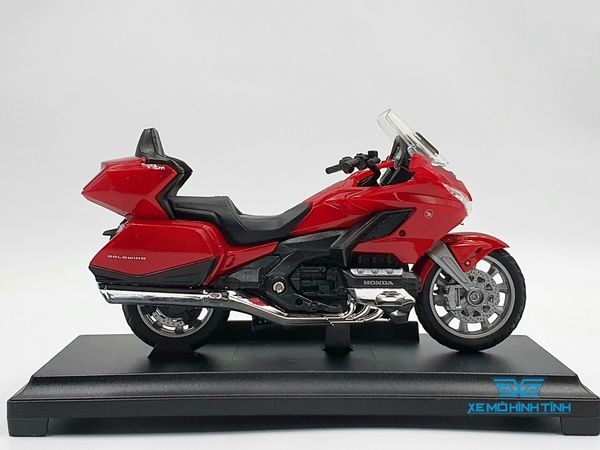 HỘP XE MÔ HÌNH 1:18 HONDA GOLDWING (ĐỎ)