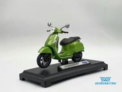 HỘP XE MÔ HÌNH 1:18 VESPA GTS 125CC (XANH)