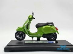 HỘP XE MÔ HÌNH 1:18 VESPA GTS 125CC (XANH)