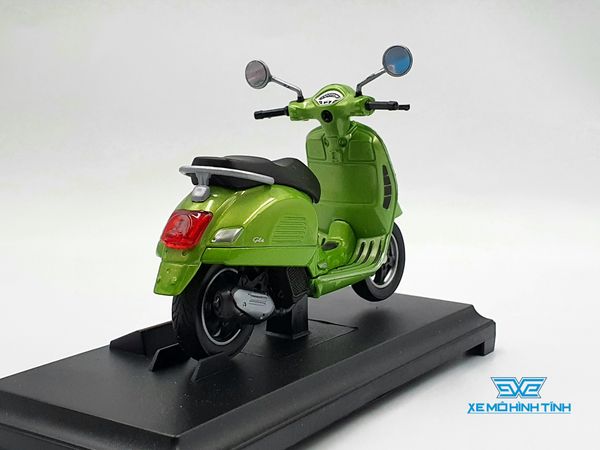 HỘP XE MÔ HÌNH 1:18 VESPA GTS 125CC (XANH)