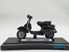 Xe Mô Hình VESPA PX 2016 1:18 Welly ( Đen )