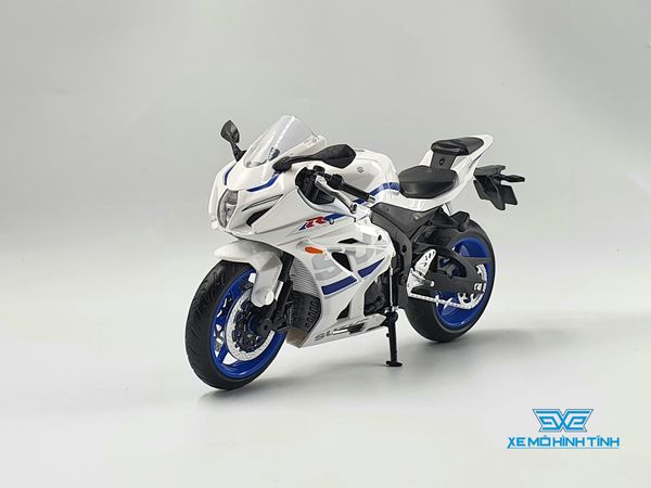 Xe Mô Hình Suzuki GSX-R1000 1:12 ( Trắng )