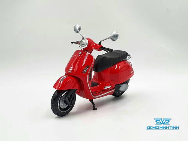 Xe Mô Hình Vespa GTS Super 2020 1:12 Welly ( Đỏ )