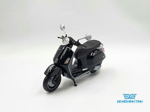 Xe Mô Hình Vespa GTS Super 2020 1:12 Welly ( Đen )