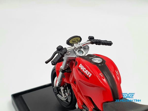 XE MÔ HÌNH DUCATI MONSTER 696 1:18 MAISTO (ĐỎ)