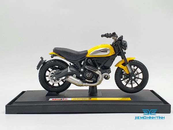 Xe Mô Hình Ducati Scramber 1:18 Maisto (Vàng)