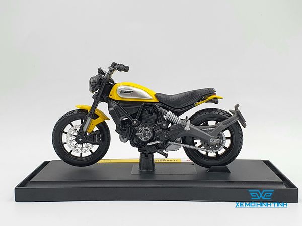 Xe Mô Hình Ducati Scramber 1:18 Maisto (Vàng)