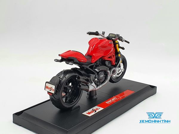 XE MÔ HÌNH DUCATI MONSTER 1200S 1:18 MAISTO (ĐỎ)