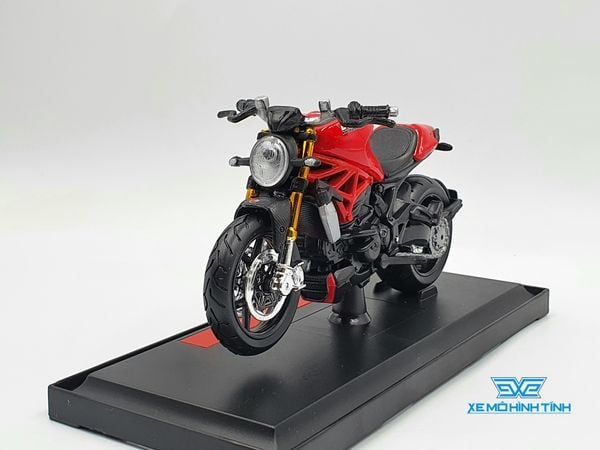 XE MÔ HÌNH DUCATI MONSTER 1200S 1:18 MAISTO (ĐỎ)