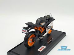 XE MÔ HÌNH KTM RC 390 1:18 MAISTO (TRẮNG ĐEN)