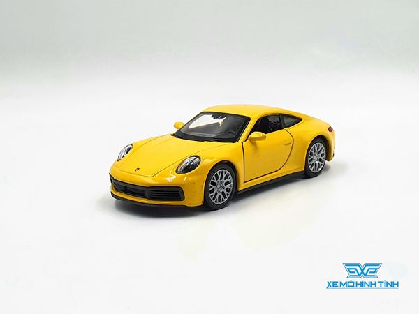 Xe Mô Hình PORSCHE 911 CARRERA 4S (992) 1:36 Welly ( Vàng )