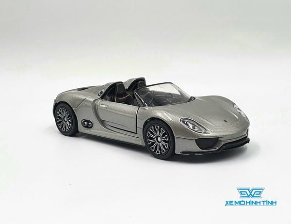 Xe Mô Hình PORSCHE 918 SPYDER (CONCEPT) 1:36 Welly ( Xám )